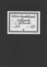 Edition Hundertmark, Claus Böhmler, Booklet no 5